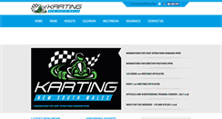Desktop Screenshot of kartingnsw.com.au